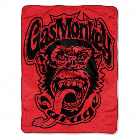 Gas Monkey Garage Super Plush Star Logo Blanket