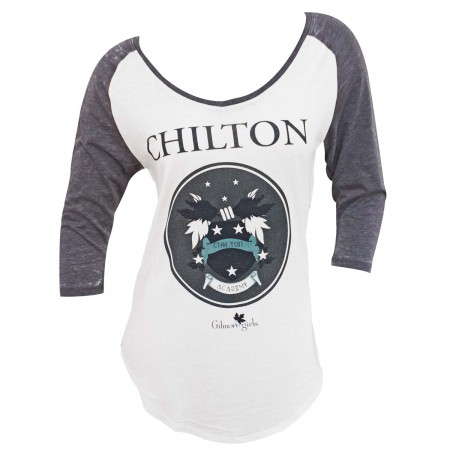 Gilmore Girls White And Grey Women's Raglan T-Shirt