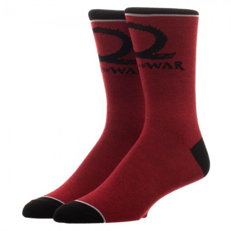 God Of War Red Men's Crew Socks
