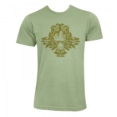 Guardians Of The Galaxy Men's Green Leafy Groot T-Shirt