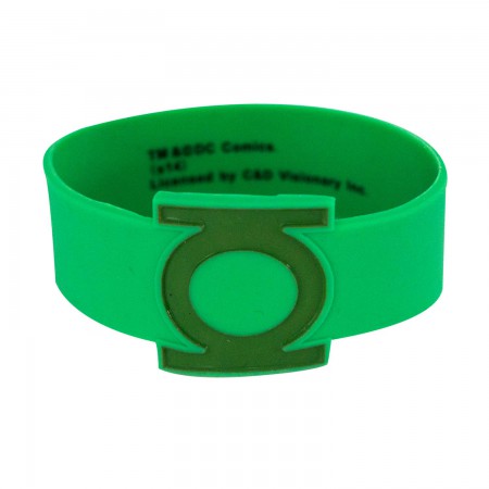 Green Lantern Rubber Logo Bracelet