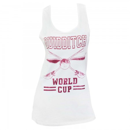 Harry Potter Women's White Quidditch Tank Top