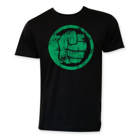 Hulk Black Circle Logo T-Shirt