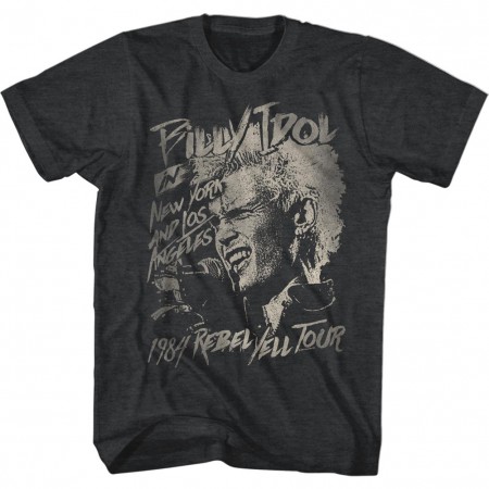 Billy Idol Blondie Boy Mens Black T-Shirt