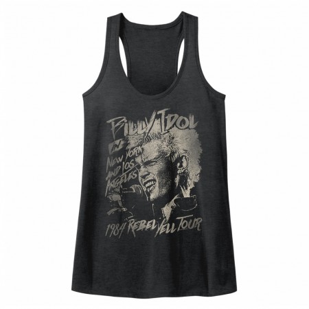 Billy Idol Blondie Boy Womens Gray T-Shirt