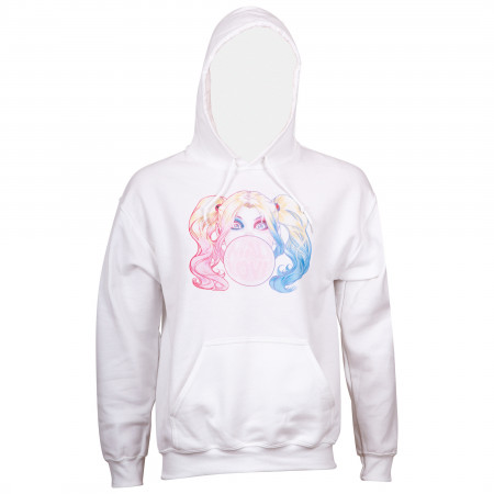 Harley Quinn Fleece Women's White Hoodie
