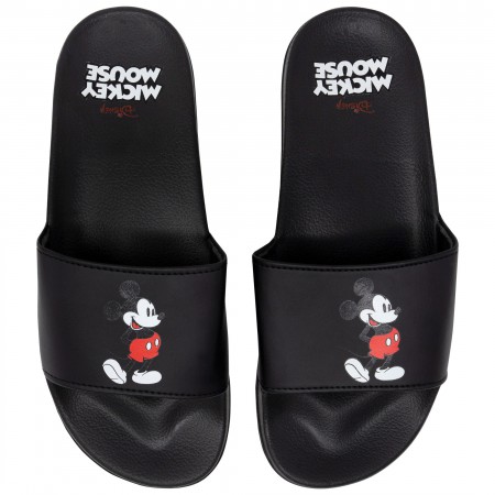Mickey Mouse Slip-On Black Sandals