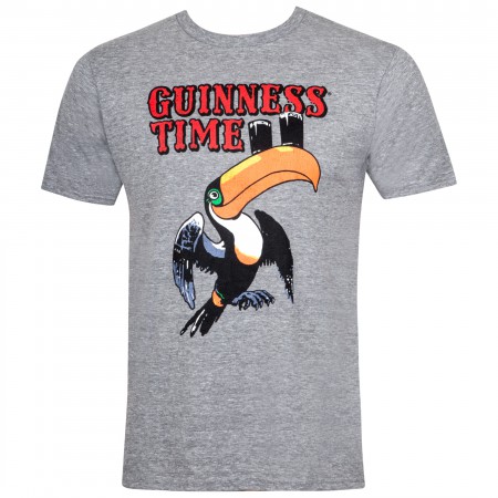 Guinness Toucan Time Grey Tee Shirt