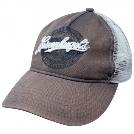Leinenkugel Brown Distressed Trucker Hat