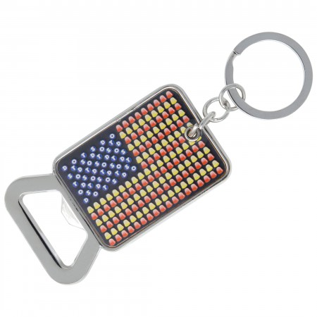 Dots Candy American Flag Bottle Opener Keychain