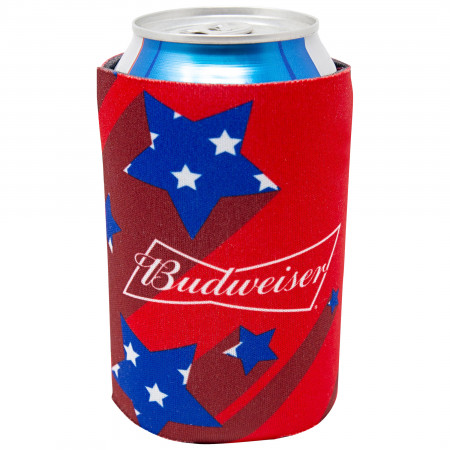 Budweiser Beer Red Shooting Stars Can Cooler