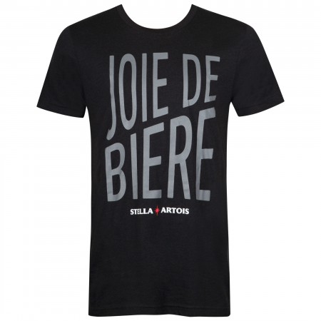 Stella Joie De Biere Black Tee Shirt