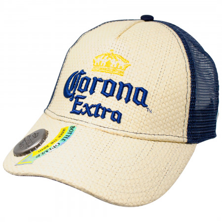Corona Extra Straw Bottle Opener Hat