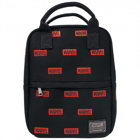 Marvel Logo All Over Print Canvas Mini Backpack