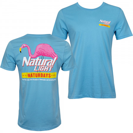 Natty Naturdays Blue Natural Light Men's Tee Shirt