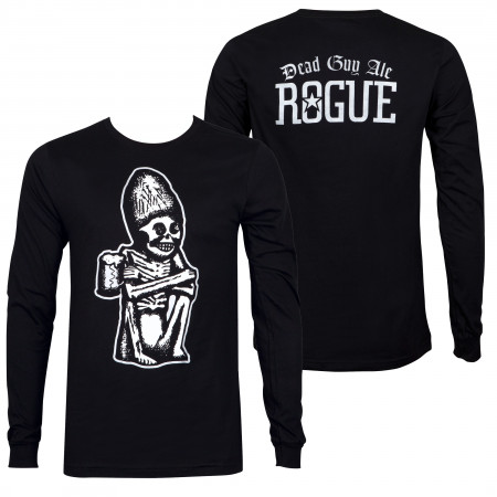 Rogue Ale Dead Guy Ale Black Long Sleeve Tee Shirt