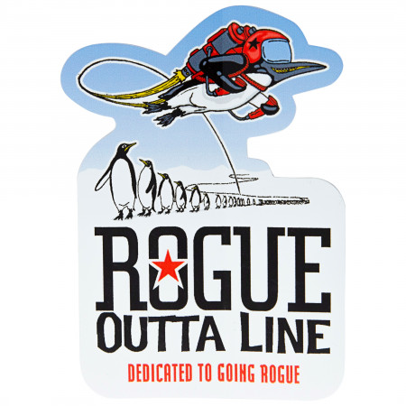 Rogue Ale Outta Line Sticker