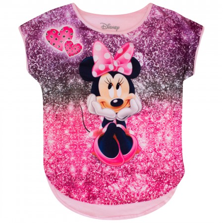 Minnie Mouse Smile Sparkle Youth Size Tshirt
