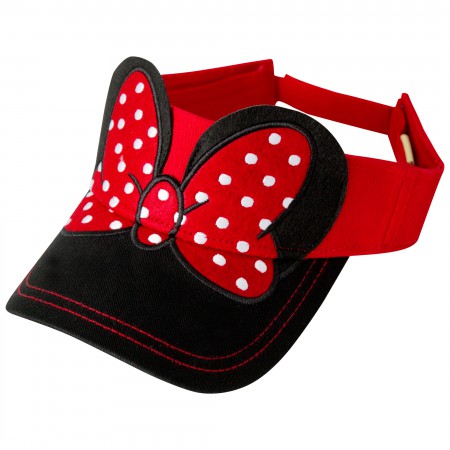 Minnie Mouse Ears and Bow Visor