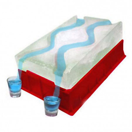 Ice Luge Ramp Tray Party Drinking Game
