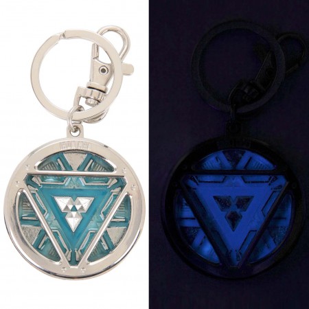 Iron Man Arc Reactor Glow Keychain