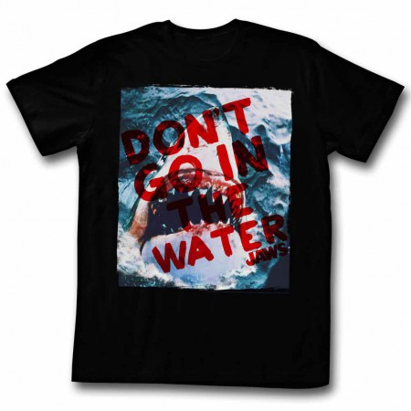 Jaws Don'T Go Black TShirt