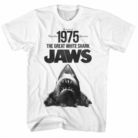 Jaws Summer Of '75 White TShirt