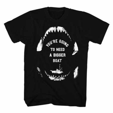 Jaws Sailing Wisdom Black TShirt