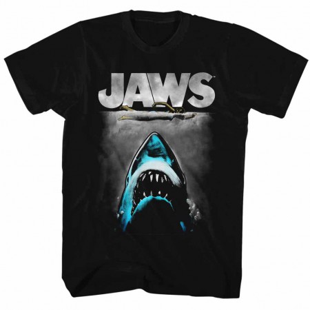 Jaws Lichtenstein Black TShirt