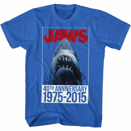 Jaws Forty Blue TShirt