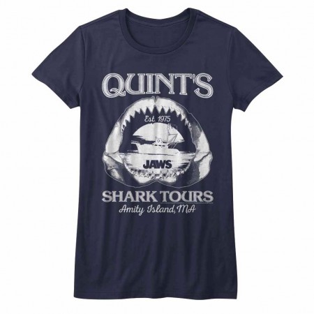 Jaws Shark Tours Blue TShirt