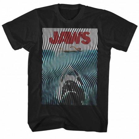 Jaws Wiggly Black TShirt