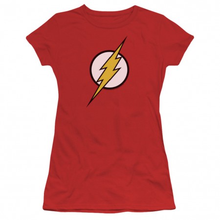 The Flash Classic Logo Women's Red Tshirt