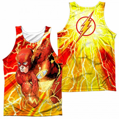 The Flash Lightning Dash Sublimation Tank Top
