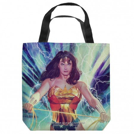 Wonder Woman Stormy Heroine Tote Bag