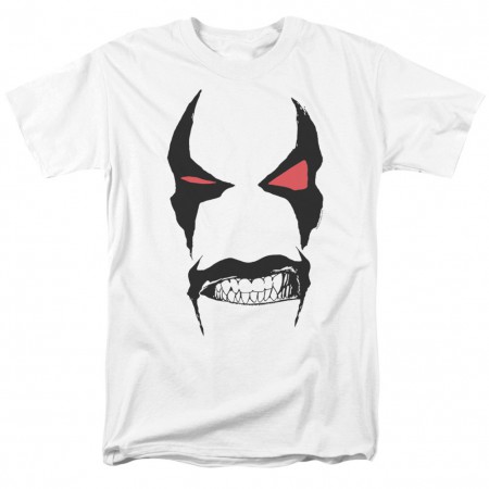 Lobo Face Men's White T-Shirt