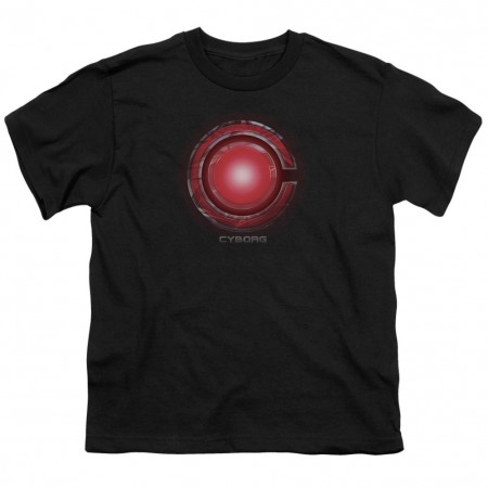 Justice League Cyborg Logo Youth Tshirt