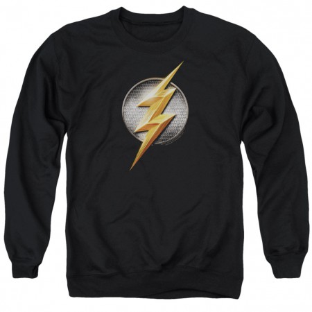 Flash Logo Justice League Crewneck Sweatshirt