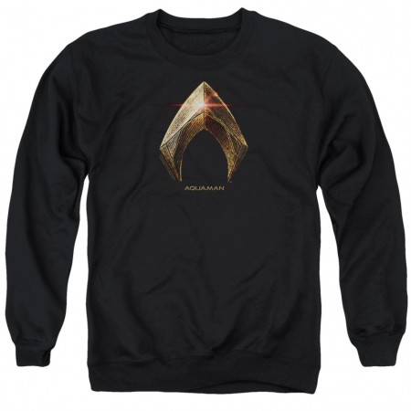 Aquaman Logo Justice League Crewneck Sweatshirt