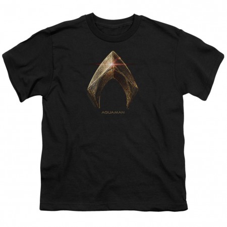 Justice League Aquaman Logo Youth Tshirt