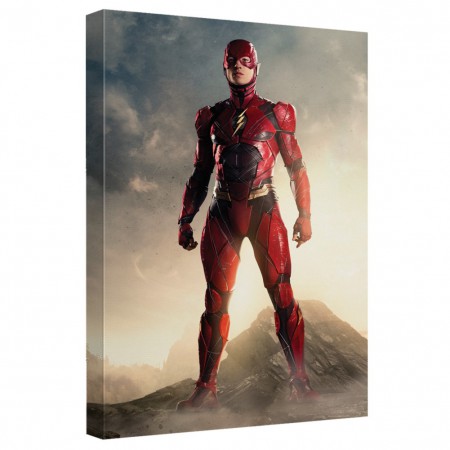 Justice League Flash 16x20 Canvas Print