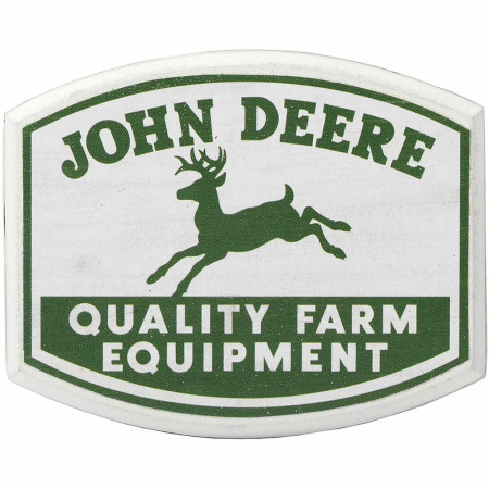 John Deere Quality Farm Equipment Wood Magnet