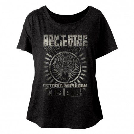 Journey Don't Stop Believing Women's Dolman Tshirt