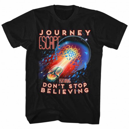 Journey Escape Mens Black T-Shirt