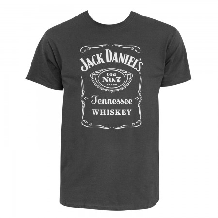 Jack Daniels Old No. 7 Charcoal Tee Shirt