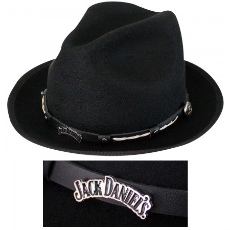 Jack Daniels Wool Water Repellent 2 Inch Brim Hat