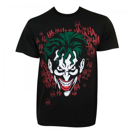 Joker Men's Black HAHAHA T-Shirt