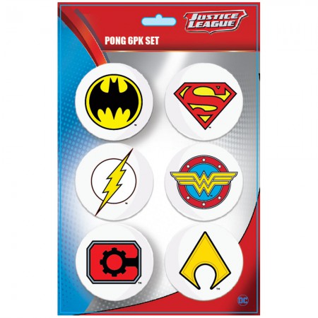 Justice League Beer Pong Superhero Logo Balls