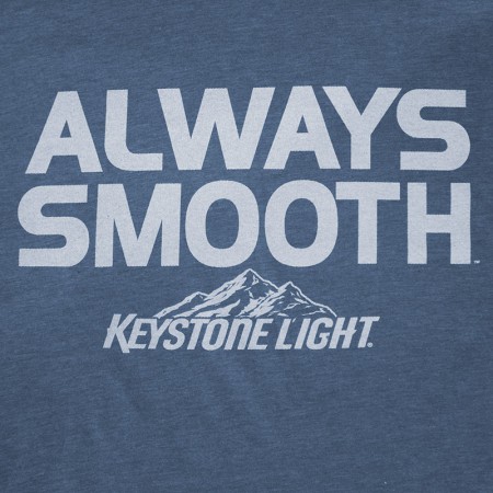 Keystone Light Men's Blue Always Smooth T-Shirt