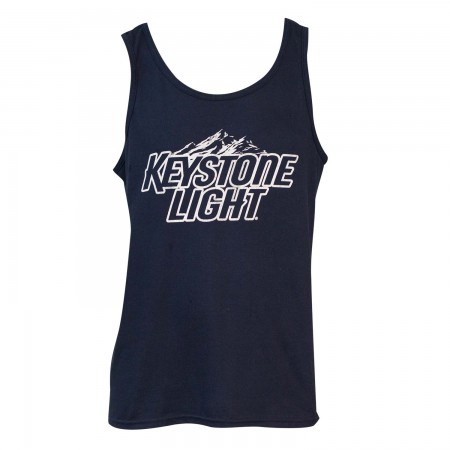 Men's Keystone Light Navy Blue Tank Top